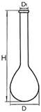分解燒瓶(凱式)定氮燒瓶3.3硼矽酸玻璃